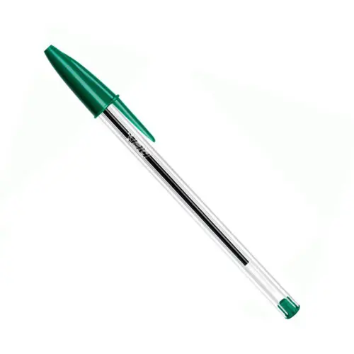50 BIC Cristal balpennen - Medium schrijfbreedte - Groen