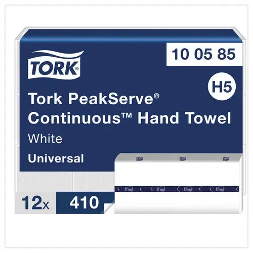 24 pakjes (2 dozen van 12) Tork PeakServe H5 + 1 H5 dispenser gratis erbij
