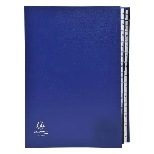 Sorteermap Ordonator 26vak A-Z blauw