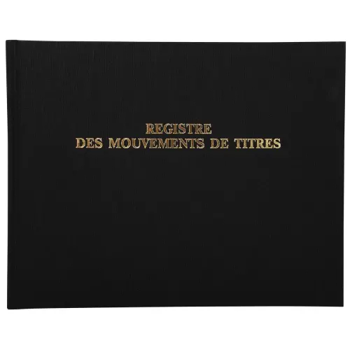 REG.24/32 MOUVEMENTS DE TITRES 100PAGES