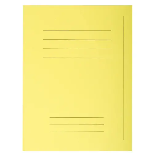 Pk 50 mappen bedrukt FOREVER 220 geel