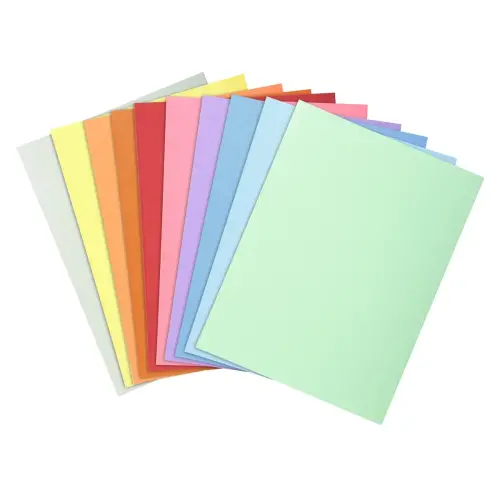 Pakket van 10 SUPER 210 mappen - 24 x 32 cm - Gemengde kleuren - Exacompta