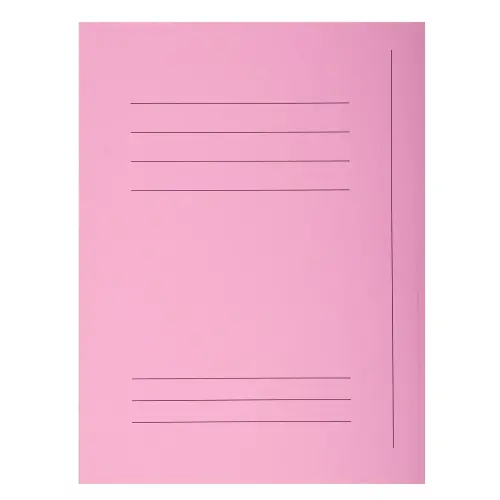 Pak van 50 bedrukte overhemden met 3 kleppen SUPER 210 - 24 x 32 cm - Roze - Exacompta 