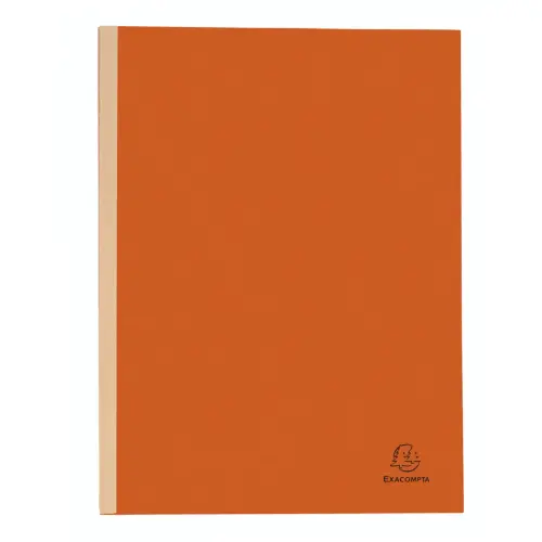 Pak van 25 Forever® 320 g/m2 katoenen rughemdjes - 24 x 32 cm - Oranje - Exacompta