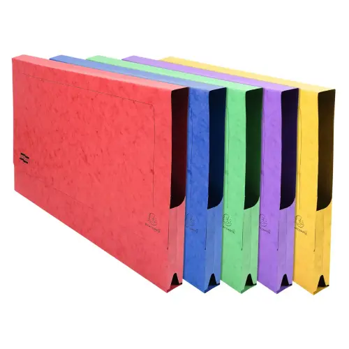 Pocket mappen glanskarton A3 assortie 