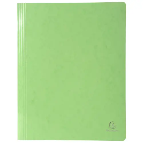 Geglazuurd lamellenkaarthemd met folie 355 g/m² Iderama - A4 - Anijsgroen - Exacompta