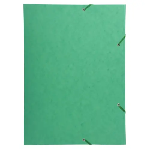 Elastische overhemdmap met 3 kleppen, glanzende kaart 600 g/m&sup2; - A3 - Groen - Exacompta 