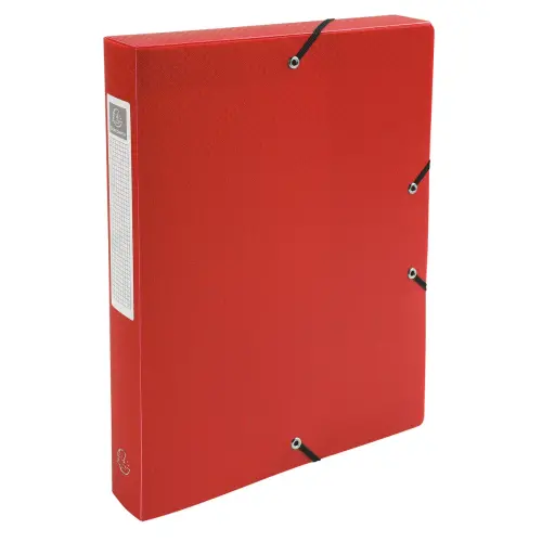 Klasseerdoos OPAK PP rug 40mm rood 