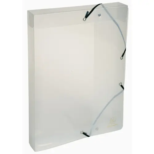 Klasseerdoos CRYSTAL PP rug 40mm transp. 