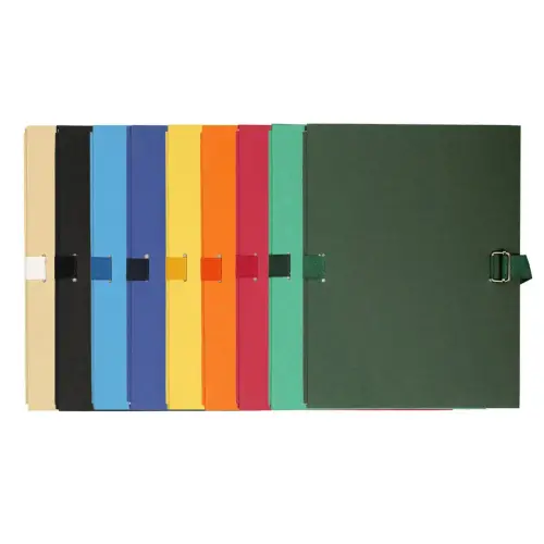 Rekbare papieren rugmap 24 x 32 cm - per 5 verpakt - Gemengde kleuren - Exacompta 