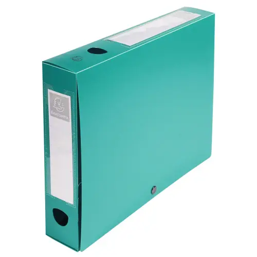Klasseerdoos PP opaak rug 60mm groen 