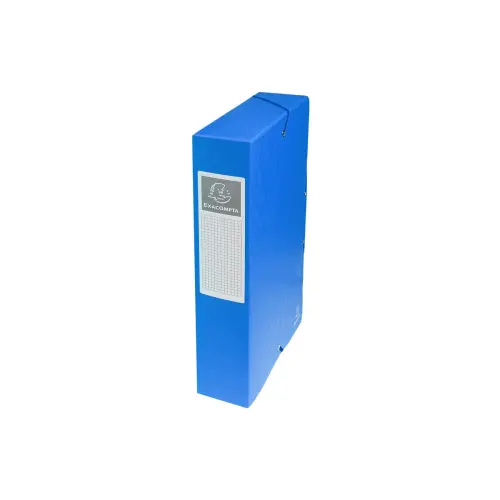 Klasseerdoos glansk. rug 60mm A4 blauw