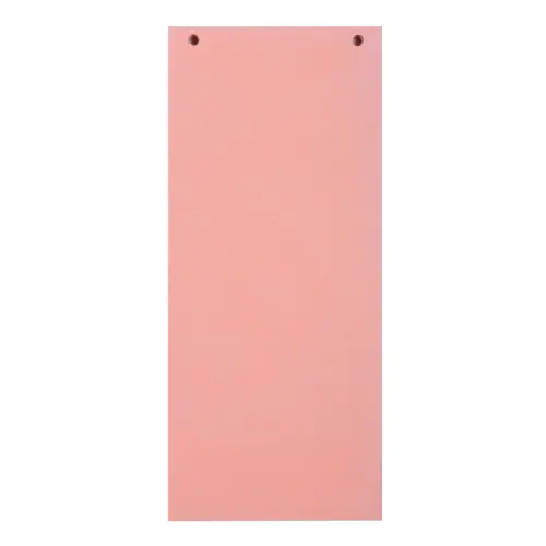 Pakket van 100 effen horizontale tabbladen met perforatie Forever - 105 x 240 mm - Roze - Exacompta 