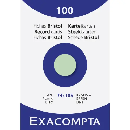 ETUI 100 F. BRISTOL GROEN 74/105 UNI