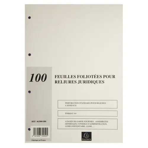 Vulling 100 vel A4 80g Juridisch 4R/6R