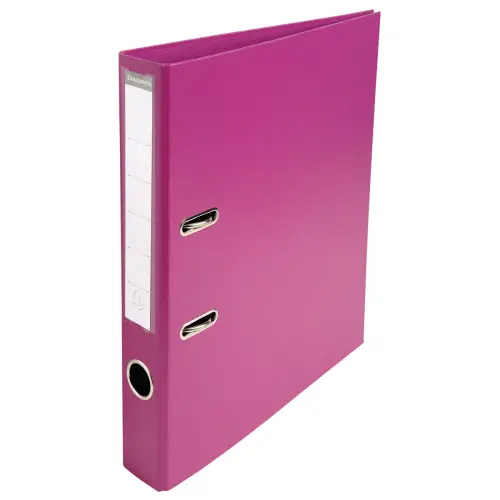 PVC A4 hefboomordner rug van 50 mm - Fuchsia - Exacompta 