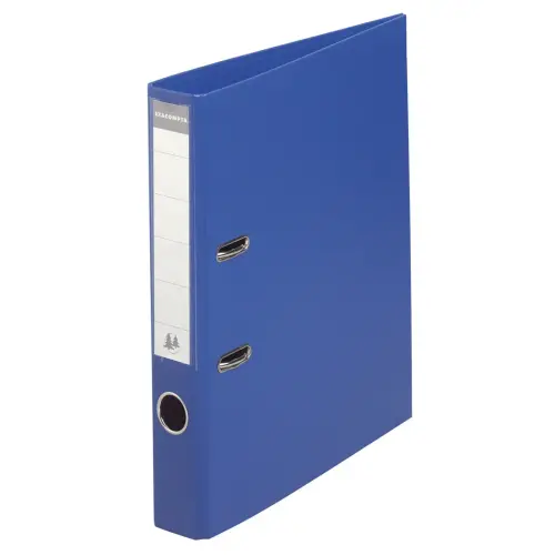 PVC hefboomordner A4 rug 50 mm - Donkerblauw - Exacompta
