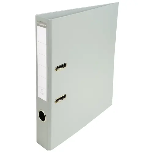PVC hefboomordner A4 rug 50 mm - Grijs - Exacompta 