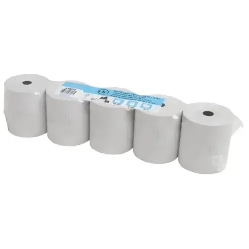 Rol papier voor kassabonnen 80 x 80 mm - 1-laags thermisch 55 g/m2 zonder BPA - Exacompta 