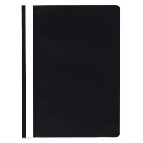 Snelhechtmappen standaard PP A4 zwart