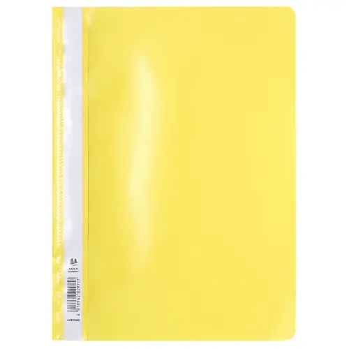 Snelhechtmappen standaard PP A4 geel