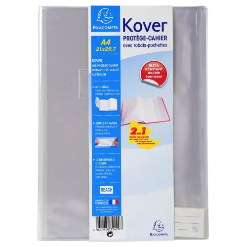 Schriftomslagen Kover transp 21x29,7cm