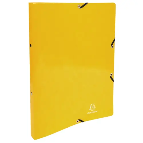 Elastiekmap 2 ringen 15 mm Iderama - A4 - Geel - Exacompta