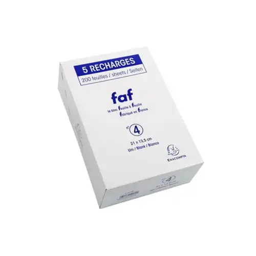 Doos 5 vulling FAF 21x13,5cm N 4 effen