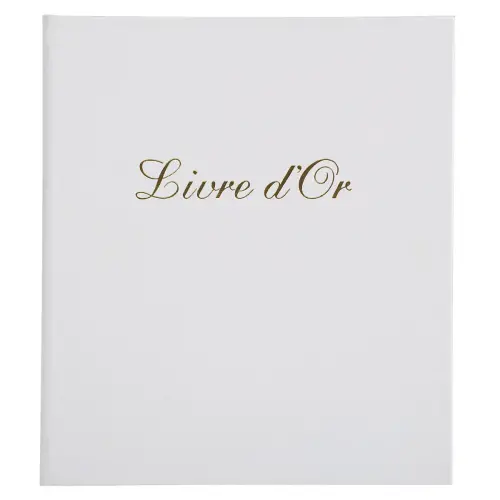 Gastenboek Livre d'Or 27x19cm 140bl ass