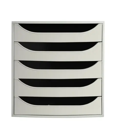 ECOBOX Kast met 5 laden - Grijs - Exacompta