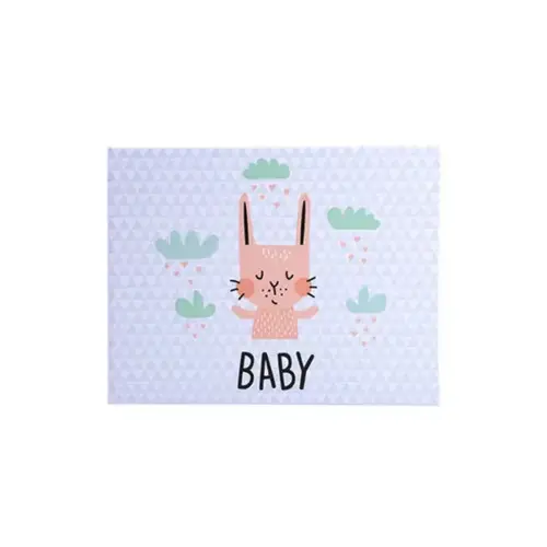 Album boek 30p. wit 28,5x22cm BABY grijs