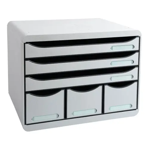 STORE-BOX MAXI 6 lades Office lichtgrijs 