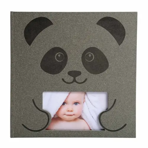 Fotoalb 30p. zwart 25x25cm ZEPHIRE grijs