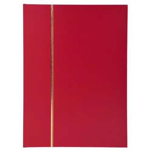 Postzegelalbum 32bl 16 ,5x22,5cm rood