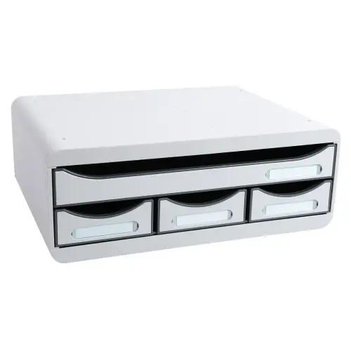 TOOLBOX MINI 4 laden - Lichtgrijs - Exacompta