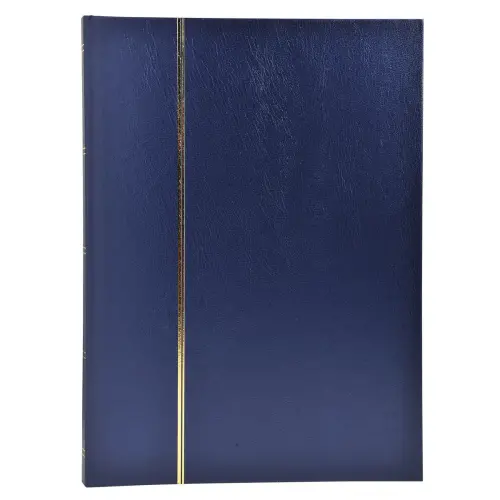 Postzegelalbum 48bl 22 ,5x30,5cm blauw