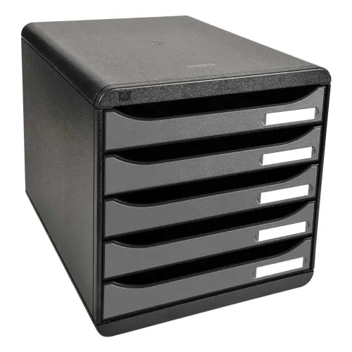 BIG-BOX PLUS - Zwart/zilver - Exacompta
