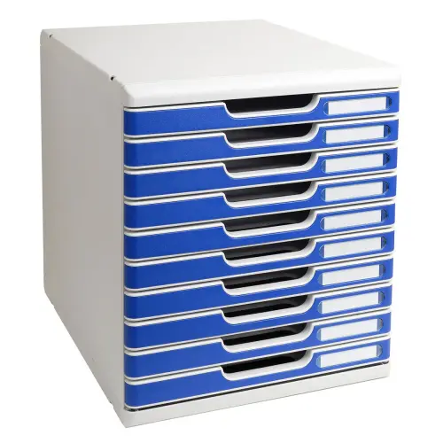 MODULO A4 10 laden - Lichtgrijs/blauw - Exacompta
