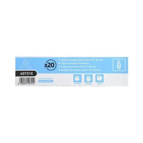 Bob 1pli therm 55 g 57 x 40 mm-18m(doos 20) - Exacompta