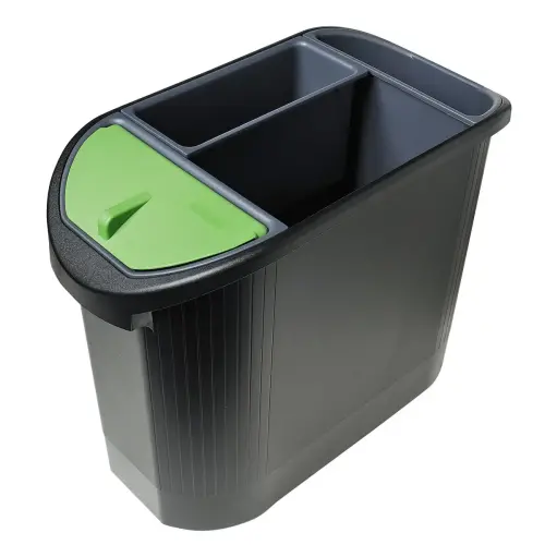 Corb. papier Ecologic zwart/antraciet