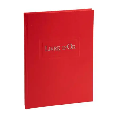 Gastenboek - A4 - Rood - Exacompta