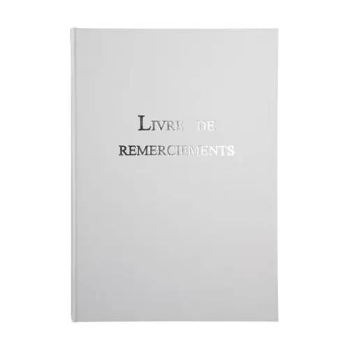 Bedankboek - A4 - 96 pagina's - Wit - Exacompta