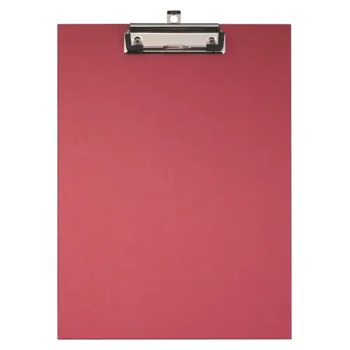 Papieren clipboard A4 rood