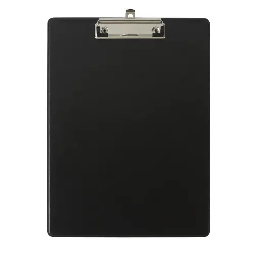 Klapblok met PP hoes A4 zwart