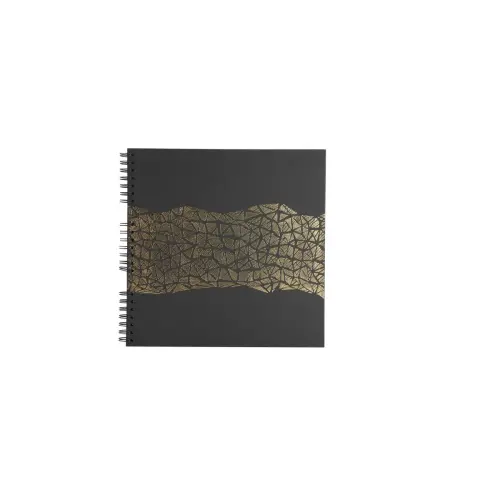 Spiraalalbum 60 pagina's zwart 32x32cm ARAMY