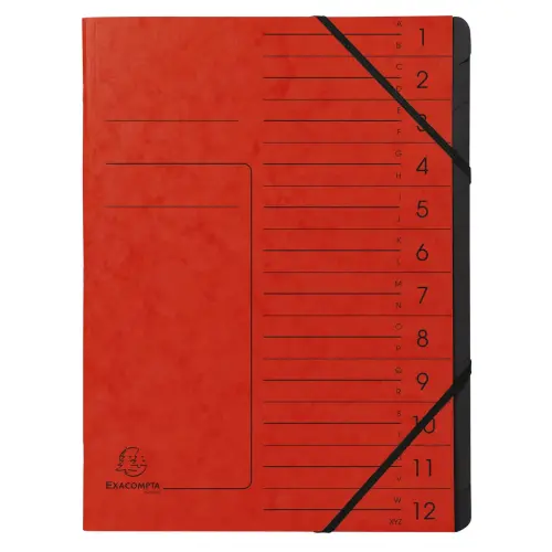 Nietmachine int. zwart 12 comp. rood