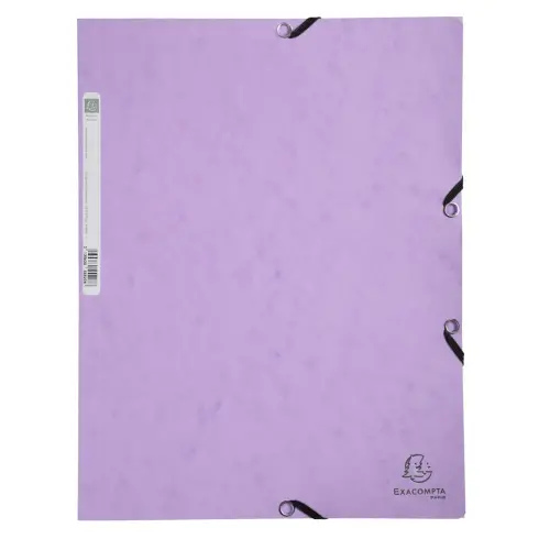 Elastomap glanskart.3klep AQUAREL lila