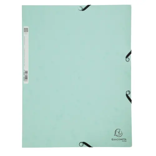 Elastomap glanskart.3klep AQUAREL groen