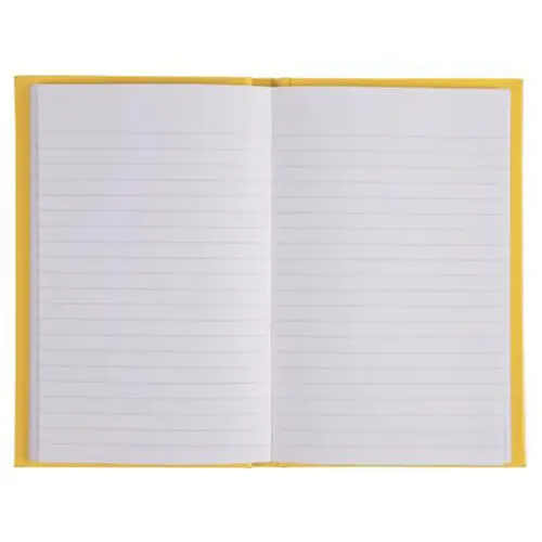 Gelijnd notitieboekje - 17 x 11 cm - 192 pagina's - Geel - Exacompta