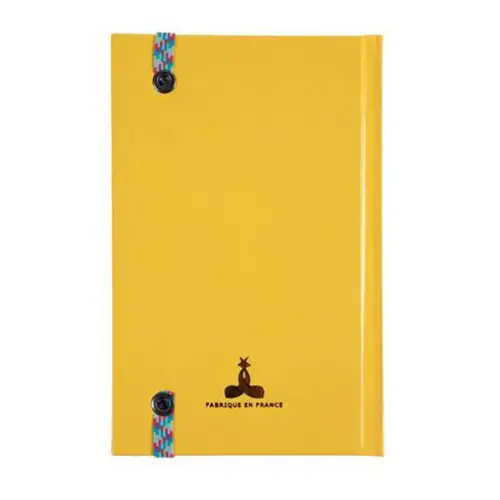 Gelijnd notitieboekje - 17 x 11 cm - 192 pagina's - Geel - Exacompta